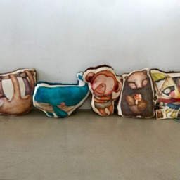 Elly The Elephant Cushion/Pillow - thumbnail 4