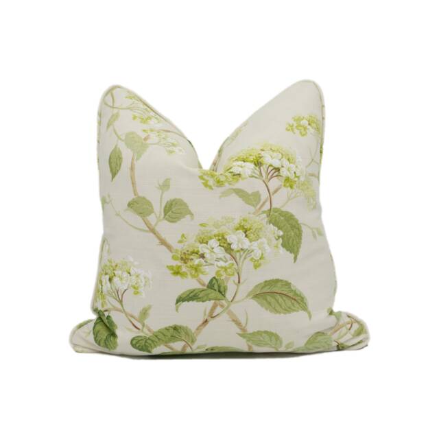 Colefax & Fowler - Summerby Leaf Green Sophisticated Classic Floral Designer Cushion Cover Luxury Throw Pillow Handmade Home D??cor - image 1