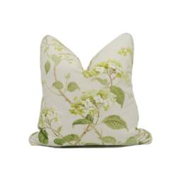 Colefax & Fowler - Summerby Leaf Green Sophisticated Classic Floral Designer Cushion Cover Luxury Throw Pillow Handmade Home D??cor - thumbnail 1