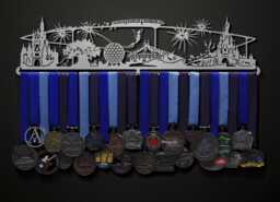 Magic World Castle To Chateau - Allied Medal Hanger Holder Display Rack - thumbnail 1