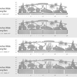 Magic World Castle To Chateau - Allied Medal Hanger Holder Display Rack - thumbnail 3