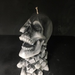 Skull Candle/Candle/Figure/Sculpture/Candle 3D/Scented/Gift/Home Decor/Art Design/Design Candle/Fashionable Candle/Dog/Art/Deco/Unique - thumbnail 3