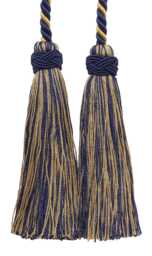 "D??copro Double Tassel Curtain & Drapery Tieback/Holdback, 4"", 26"