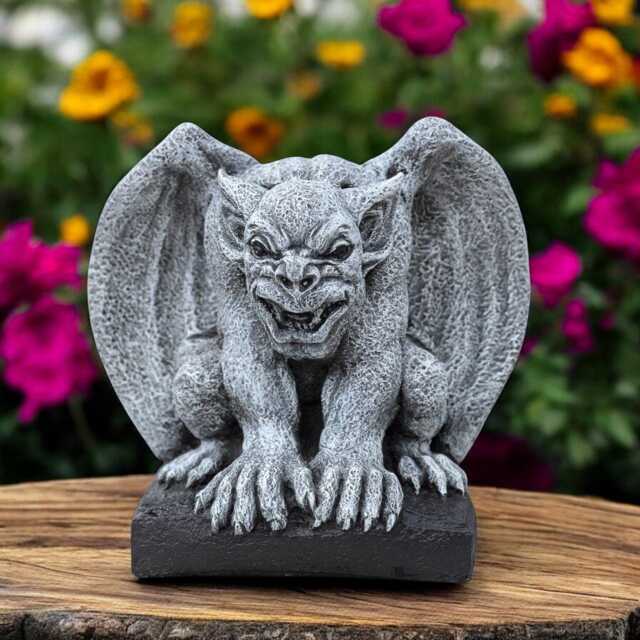 Concrete Gothic Gargoyle Statue Stone Guardian Creature Figurine Outdoor Garden Sculpture Cement Decoration Yard Ornament For Lovers - image 1