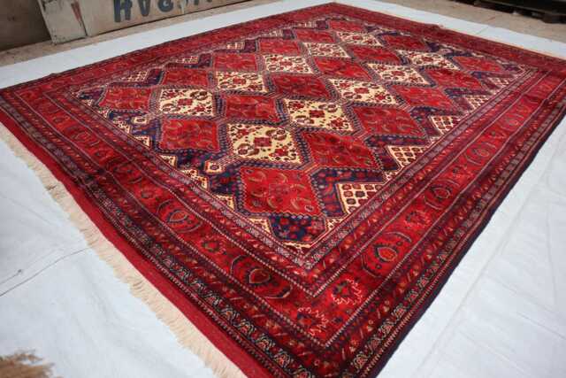 8'0x10'7 Ft Collector Piece Biljeck Rug Afghan Brand New Handmade Rug, High Pile Soft Wool Traditional Dining Table Livingroom Rug - image 1