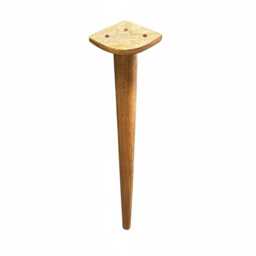 Mango Wood Tapered Dining Or Console Table Legs, 70cm Solid - thumbnail 3