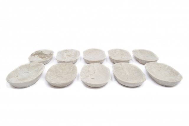 Cream Stone Soap Dish - image 1