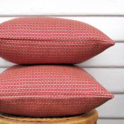 Made To Order Red Coral Esplanade Indoor/Outdoor Cushion Cover - thumbnail 1