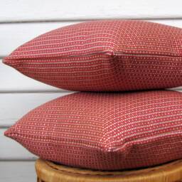 Made To Order Red Coral Esplanade Indoor/Outdoor Cushion Cover - thumbnail 4