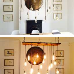 Unique Chandelier with 17 Pendant Lights - Industrial Restaurant Lighting Conference Table Lighting Antique Or Led Rectangular Chandelier - thumbnail 2
