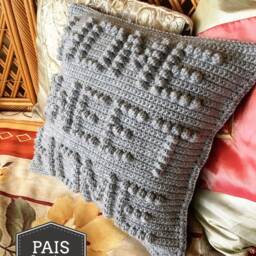 Home Sweet Crochet Pillow/Cushion Cover PDF Pattern - Instant Download - 15 - thumbnail 2