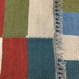 Vintage Afghan Kilim Rug, Handwoven Bohemian Floor Rug - 248 X 165 cm - thumbnail 4