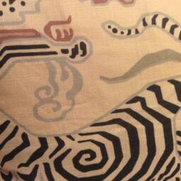 "Clarence House Pillow Cover in Tibet Dragon ""Antique" - thumbnail 2