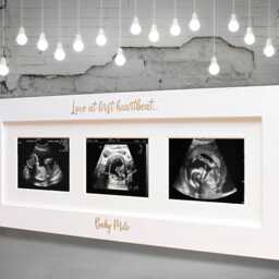 Bespoke 5 Aperture Baby Scan Photo Frame - thumbnail 3