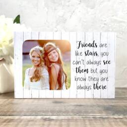 Personalized Photo Friend Gift, Gift For Friend, Best Birthday On Wood, Friendship Friends Frame - thumbnail 3