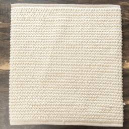 Hand Woven , Handmade Carpet Modern Style New Zealand Wool Indoor Rug. Entryway Or Runner Off White - Therugbasket - thumbnail 4