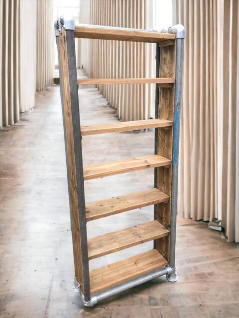 Shelving Unit, Shop Unit, Office Storage Unit - Reclaimed Wooden Scaffold - The Manchester - image 1