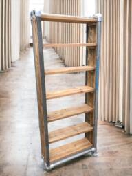 Shelving Unit, Shop Unit, Office Storage Unit - Reclaimed Wooden Scaffold - The Manchester - thumbnail 1