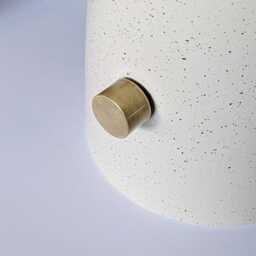Handmade Dimmable Ceramic Table Lamp With Sanded Stone Speckled Texture Debarro De Barro - thumbnail 2
