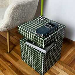 Tile Side Table - Handmade Furniture Designer Furniture Coffee Table - thumbnail 2