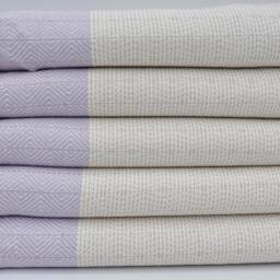 "Lilac Towel, Turkish Peshtemal, Bohemian Towel, 40""x70" - thumbnail 3