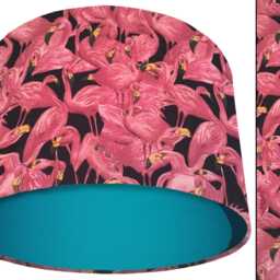 Tropical Flamingo Lampshade Vibrant Ceiling Or Table Light - thumbnail 2