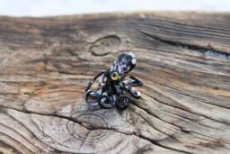Small Glass Octopus Glass Figurine Miniature Kraken Little Animals Murano