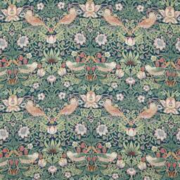 Morris & Co Strawberry Thief Door Curtain Summer