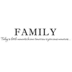 Family Todays Little Moments Inspirational Home Wall Sticker - 076 - thumbnail 3
