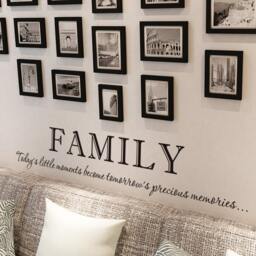 Family Todays Little Moments Inspirational Home Wall Sticker - 076 - thumbnail 2