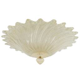star Ceiling Light in Colored Murano Glass - Crystal Graniglia Cometa Model Italian Ceiling Lamp Cristalleria - thumbnail 2
