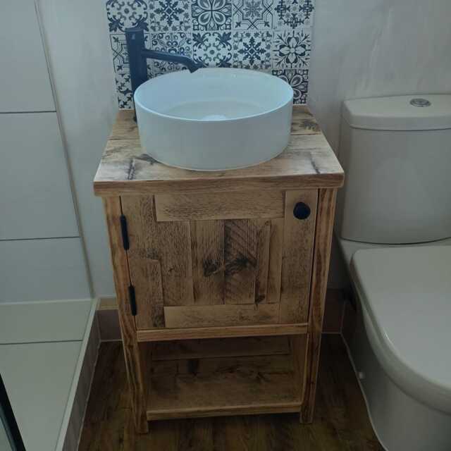 Bamburgh - Handmade Reclaimed Timber Bathroom Furniture - image 1