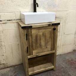 Bamburgh - Handmade Reclaimed Timber Bathroom Furniture - thumbnail 3