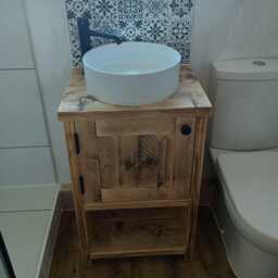 Bamburgh - Handmade Reclaimed Timber Bathroom Furniture - thumbnail 1