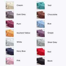 Luxury 200 Thread Count Egyptian Cotton Duvet Cover Set, Hypoallergenic Bedding - thumbnail 2