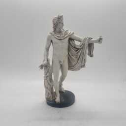 Apollo Belvedere, 3D Printed Faux Marble Statue, Hellenistic Art Sculpture, Roman Male Figurine, Greek Mythology Gift, Ancient Greek God Figurine - thumbnail 1