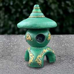 Japanese Pagoda Sculpture Stone Lantern Figurine Tradition Statue Handmade Pagoda Lover Gift Zen Garden Decor - thumbnail 3
