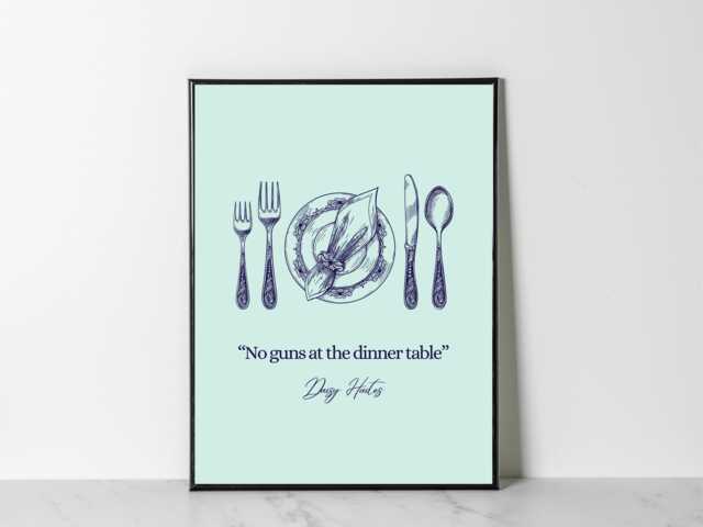 Daisy Haites Print, Magnolia Parks Wall Art Bookish Prints, Quote Poster, Home Decor Reader - image 1