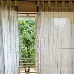 Tie Dye Gray Shibori Curtains, Bohemian Boho Decor, Beach & White Gray Shibori - thumbnail 2