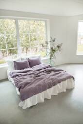 Linen Duvet Cover/Washed Linen Custom Sizes Softened Oeko-Tex?? Queen, King, Standard Comforter