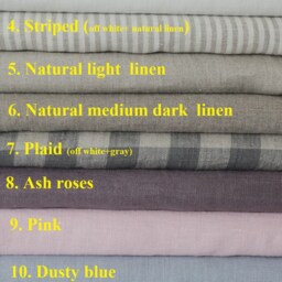 Natural Linen Pillowcases With Fringe. Bed Pillow Cover Fringes. Throw Frayed Edge For Rustic Home Decor - thumbnail 2