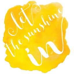 Let The Sunshine in Art Print, Digital Download, Nursery Decor, Wall Art, Printable, Decor - thumbnail 2