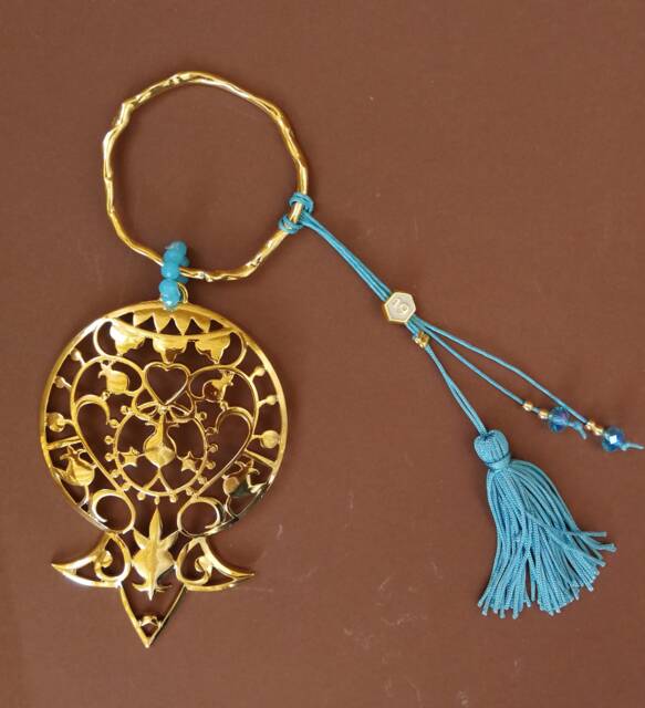 24K Gold Good Luck Gifts For New Year Gift Ideas Pomegranate Christmas Decoration Bridal Shower Greek Gouri Unique - image 1