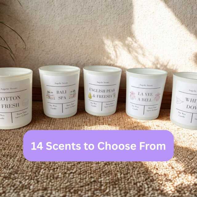 Mini Soy Candle Scented Gift Handmade Natural Wax Votive Small Aromatherapy Hand Poured Wedding Favor Self Care Home Relaxation Stress - image 1