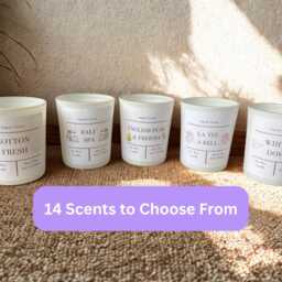 Mini Soy Candle Scented Gift Handmade Natural Wax Votive Small Aromatherapy Hand Poured Wedding Favor Self Care Home Relaxation Stress - thumbnail 1