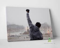 Rocky Balboa Steps Canvas Art Wall Print Picture Framed Sport Boxing Home Decor -E300 - thumbnail 1