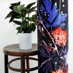 Handmade Floral Botanical 1 Meter Tall Floor Lamp, Blue Wreath Design, Compliments Home Interiors, Perfect D??cor - thumbnail 2