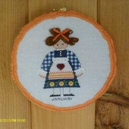 January Girl Wall Hanging - thumbnail 2