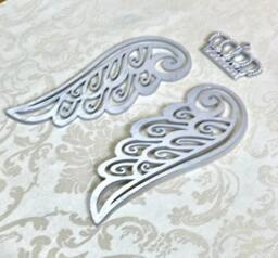 Angel Wings Wall Art Decal, Unpainted Plywood, Nursery Decor, Gallery, Custom Nursery, Baby Girl, Boy, Ready To Ship