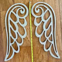 Angel Wings Wall Art Decal, Unpainted Plywood, Nursery Decor, Gallery, Custom Nursery, Baby Girl, Boy, Ready To Ship - thumbnail 4